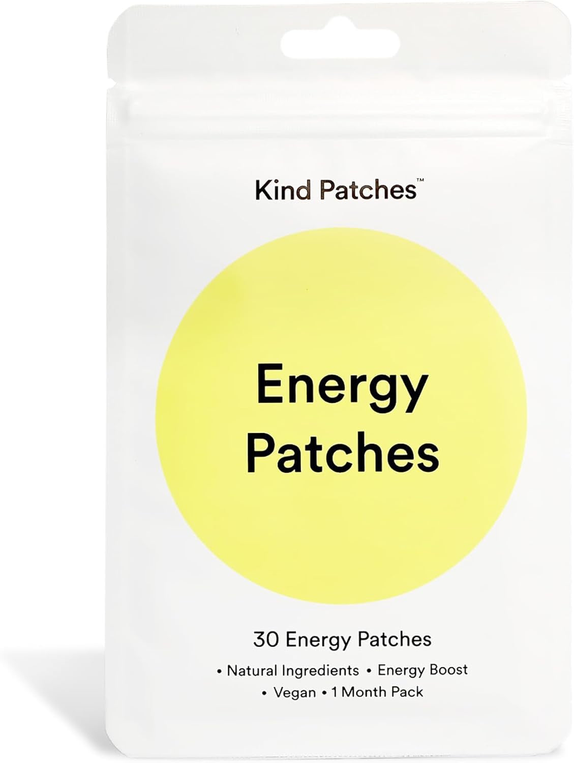 Energy Patches - Vegan, Latex Free - 30 Count
